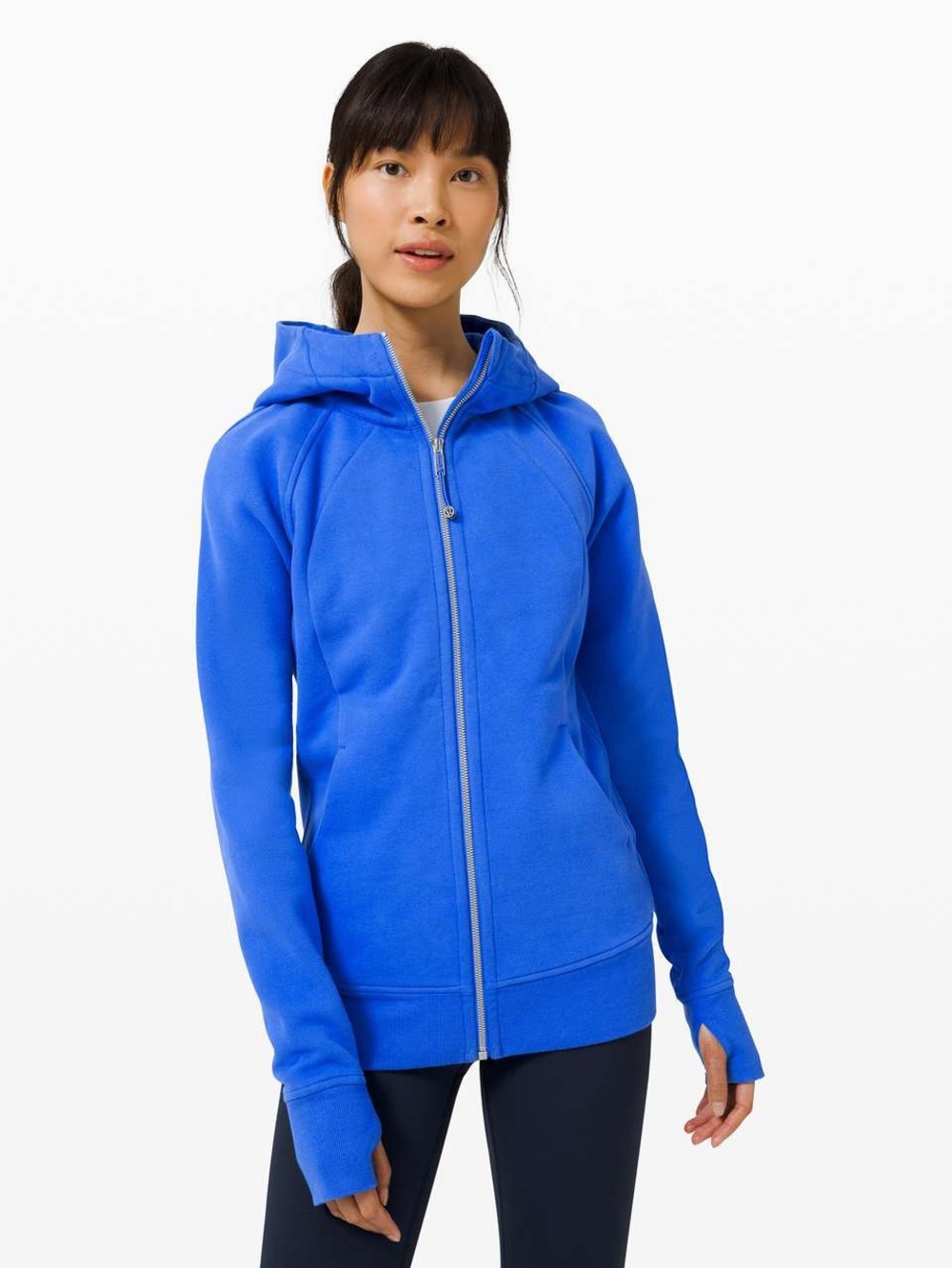 Lululemon Scuba Hoodie *Light Cotton Fleece in Wild Bluebell Size 8